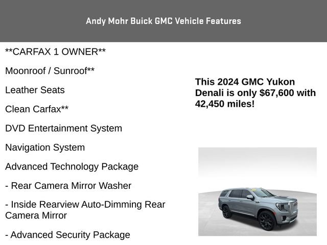Used 2024 GMC Yukon Denali w/ Denali Reserve Package AWD/4WD image 4