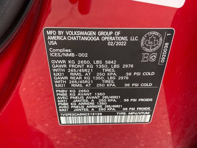 Used 2022 Volkswagen Atlas Cross Sport SEL Premium R-Line AWD/4WD image 26