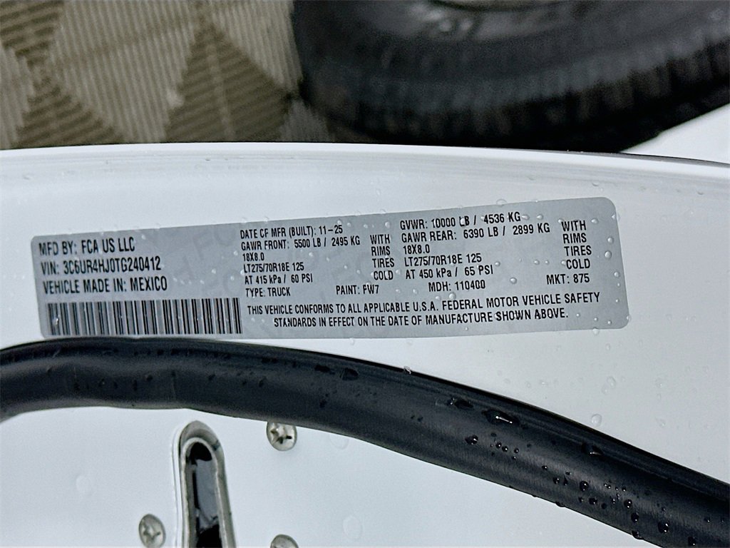 New 2026 RAM 2500 Tradesman w/ Chrome Appearance Group image 19