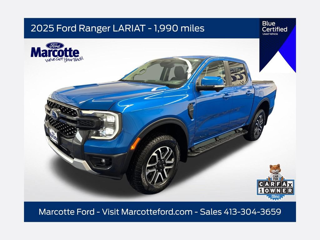 Certified 2025 Ford Ranger Lariat w/ Advanced Towing Package