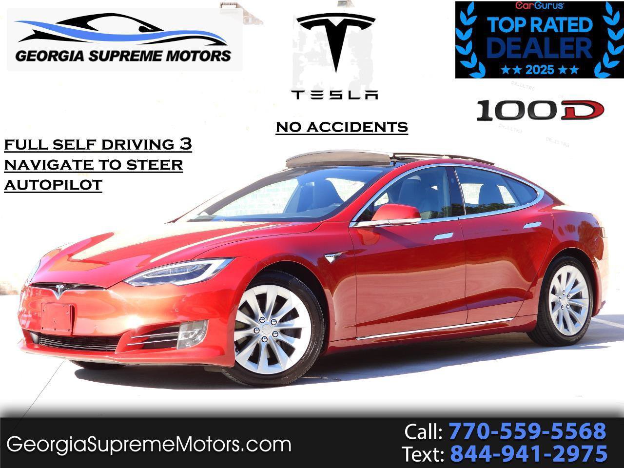 Used 2018 Tesla Model S 100D AWD/4WD image 1