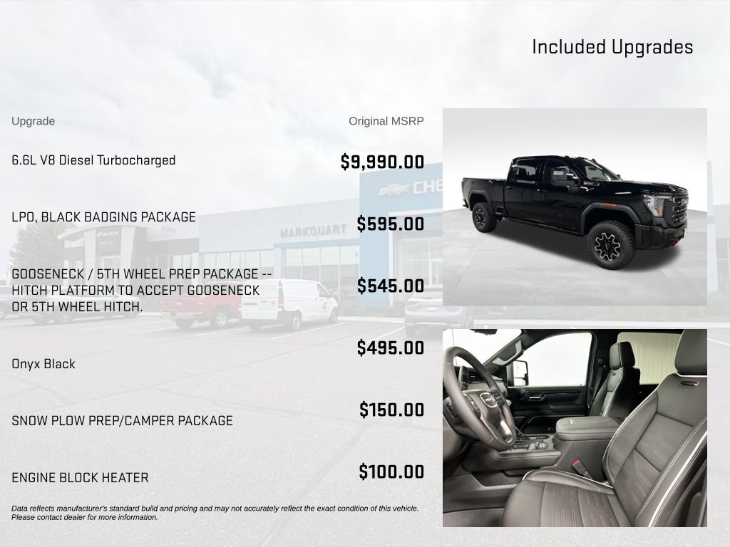 New 2026 GMC Sierra 2500 AT4X w/ LPO, Black Badging Package AWD/4WD image 5