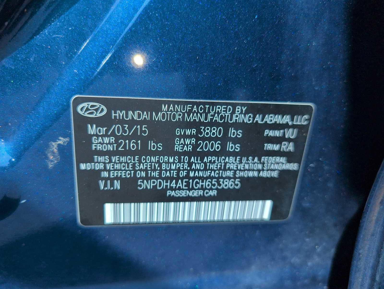 Used 2016 Hyundai Elantra SE w/ Option Group 02 image 31