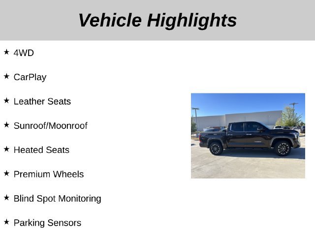 Used 2024 Toyota Tundra Limited w/ Power Package AWD/4WD image 5
