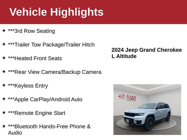 Used 2024 Jeep Grand Cherokee L Laredo image 3