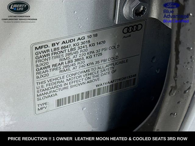 Used 2019 Audi Q7 3.0T Prestige image 35