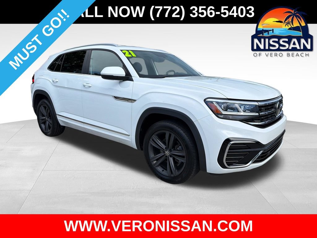 Used 2021 Volkswagen Atlas Cross Sport SE w/ V6 Towing Package