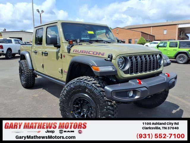 New 2026 Jeep Gladiator Rubicon w/ Steel Power Dome Hood Package