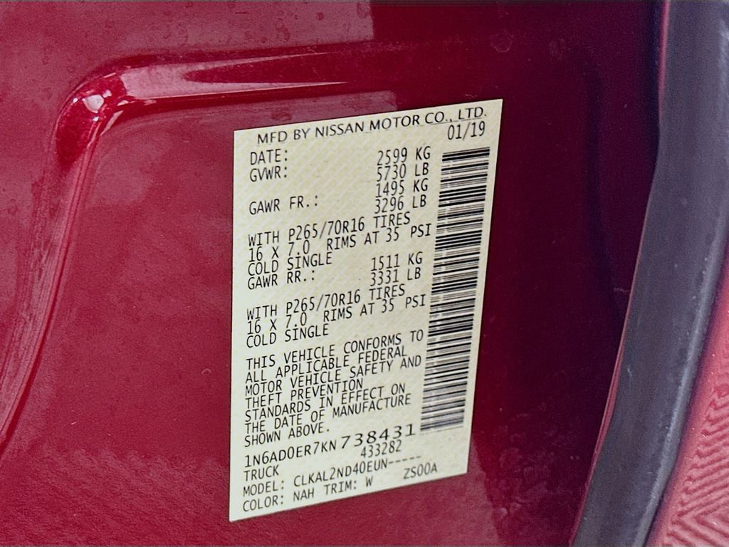 Used 2019 Nissan Frontier SV image 34