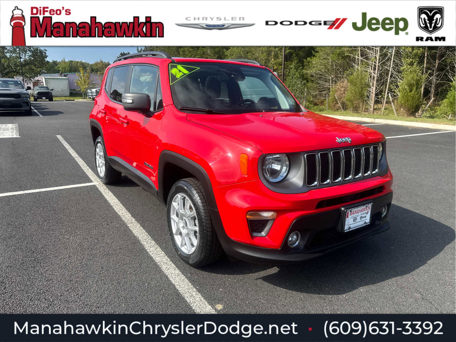 Certified 2021 Jeep Renegade Limited w/ Sun & Sound Group image 1
