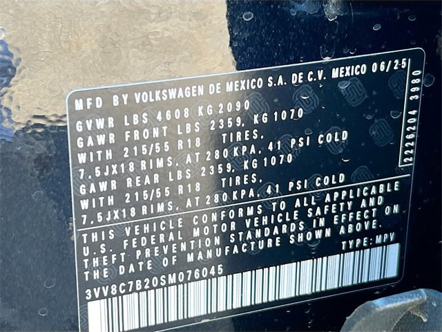 New 2025 Volkswagen Taos S image 30