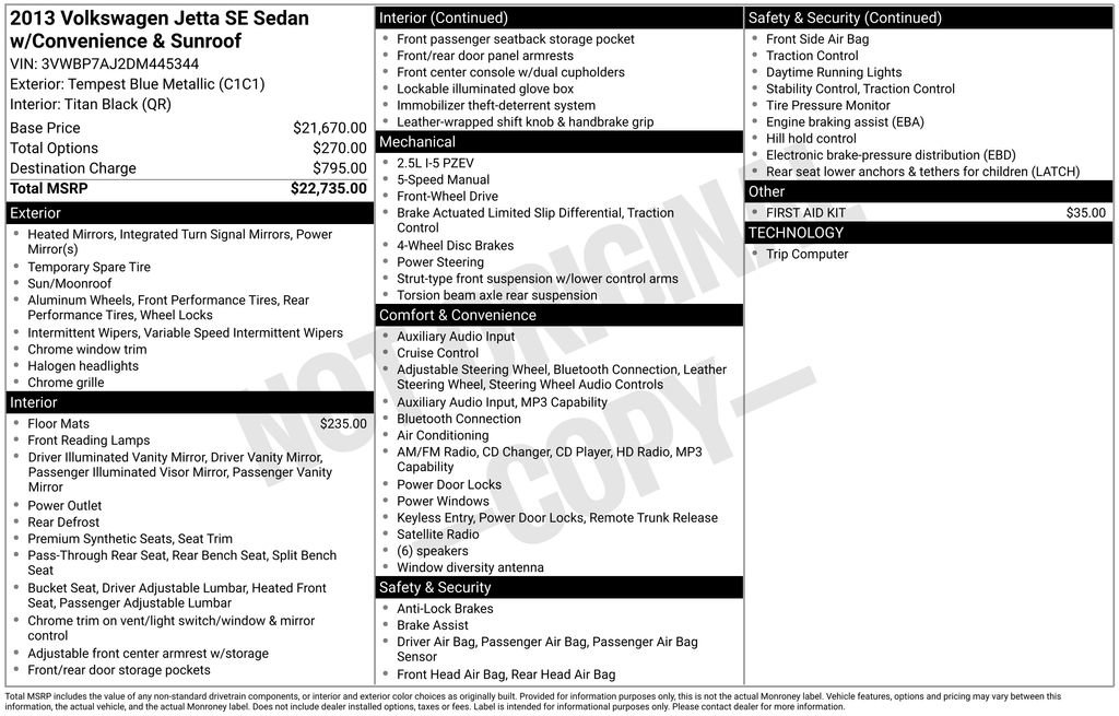 Used 2013 Volkswagen Jetta SE image 37