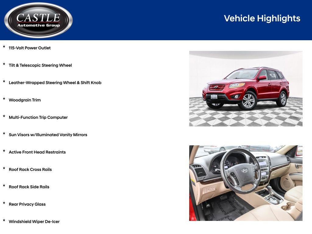 Used 2011 Hyundai Santa Fe Limited image 10