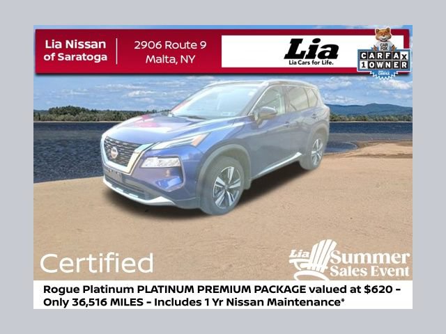 Certified 2023 Nissan Rogue Platinum w/ Platinum Premium Package