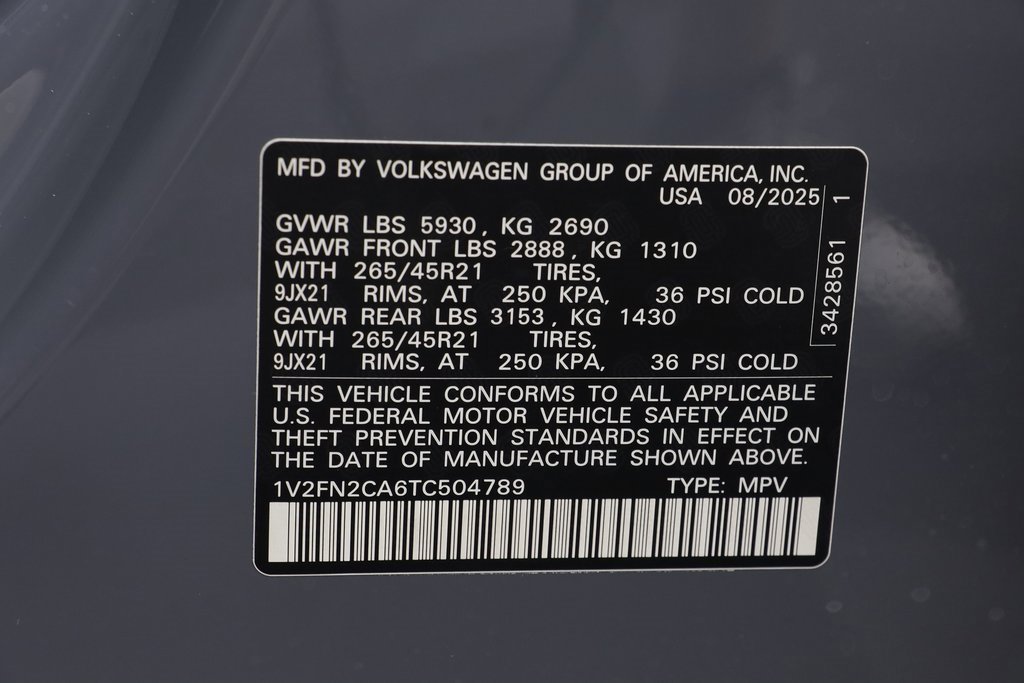 New 2026 Volkswagen Atlas SEL Premium R-Line image 24