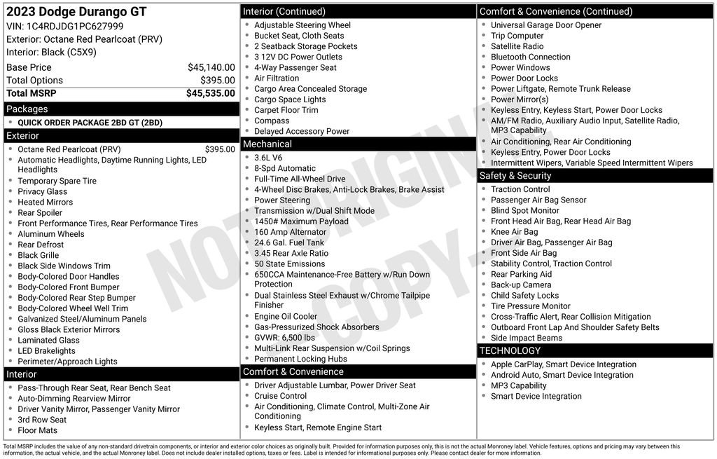 Used 2023 Dodge Durango GT image 2