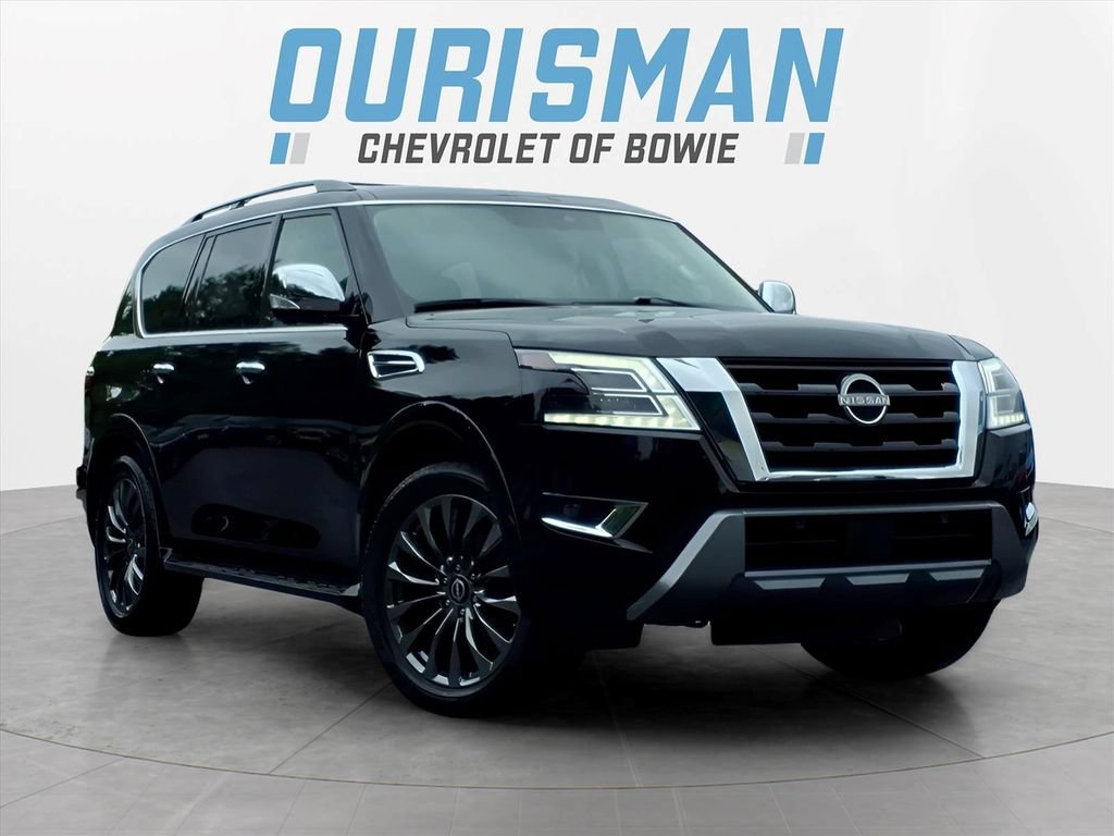 Used 2023 Nissan Armada Platinum w/ Captain's Chairs Package AWD/4WD image 1
