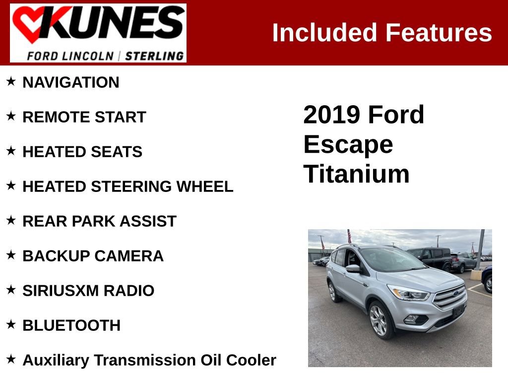 Used 2019 Ford Escape Titanium w/ U9j03 - Titanium Tow Package image 2