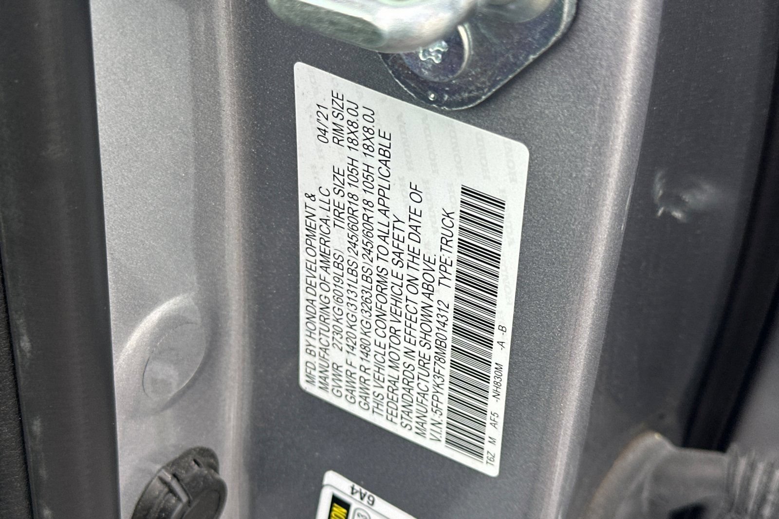 Used 2021 Honda Ridgeline RTL-E image 55