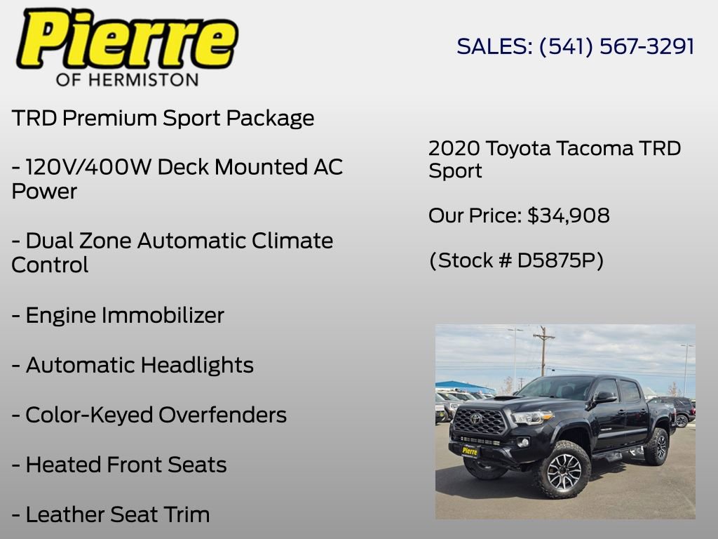 Used 2020 Toyota Tacoma TRD Sport image 6