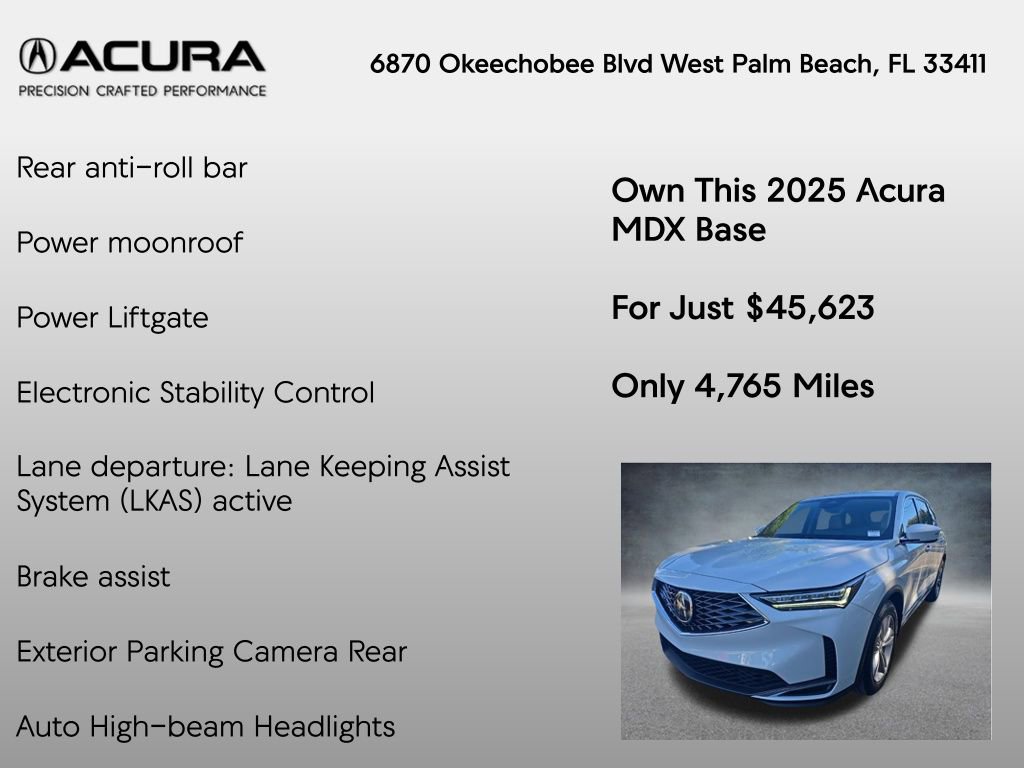 Used 2025 Acura MDX FWD image 32