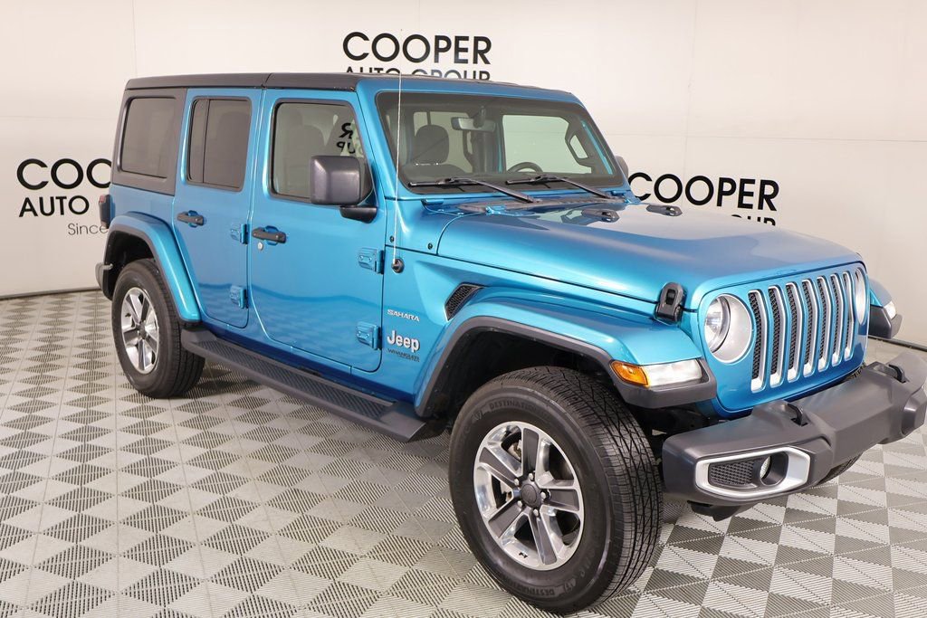 Used 2019 Jeep Wrangler Unlimited Sahara image 1