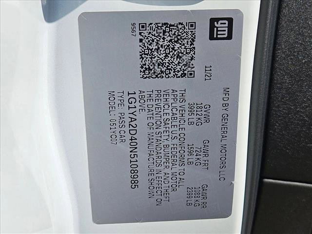 Used 2022 Chevrolet Corvette Stingray Coupe w/ Battery Protection Package image 23