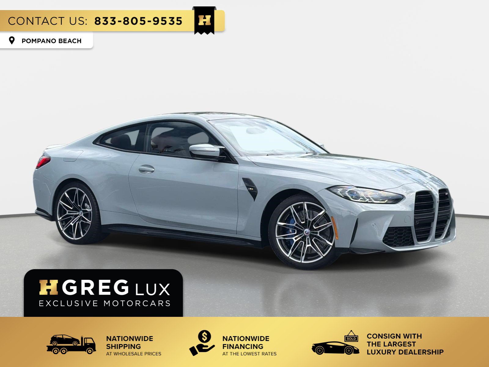 Used 2023 BMW M4 Coupe w/ M Driver's Package RWD image 1