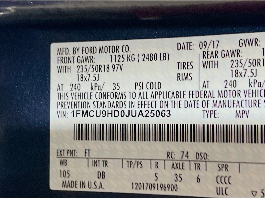 Used 2018 Ford Escape SEL AWD/4WD image 26