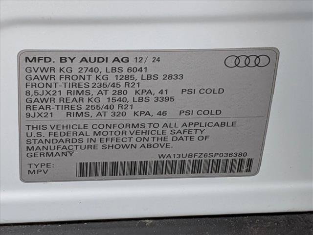 Certified 2025 Audi Q4 e-tron Premium Plus w/ Premium Plus AWD/4WD image 28