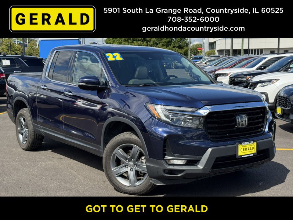 Certified 2022 Honda Ridgeline RTL-E