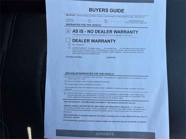 Used 2021 Cadillac XT6 Premium Luxury w/ Platinum Package image 45