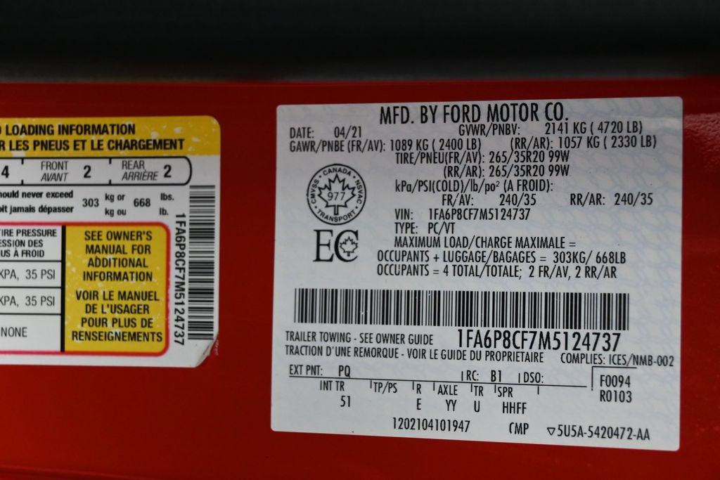 Used 2021 Ford Mustang GT Premium RWD image 6