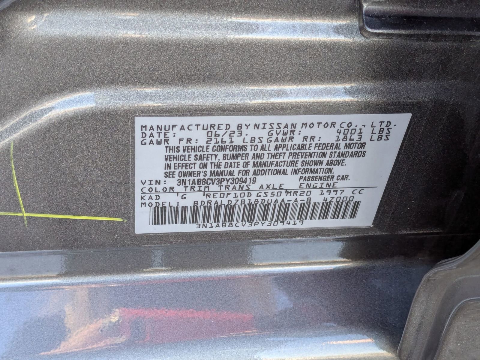 Certified 2023 Nissan Sentra SV w/ All-Weather Package image 34