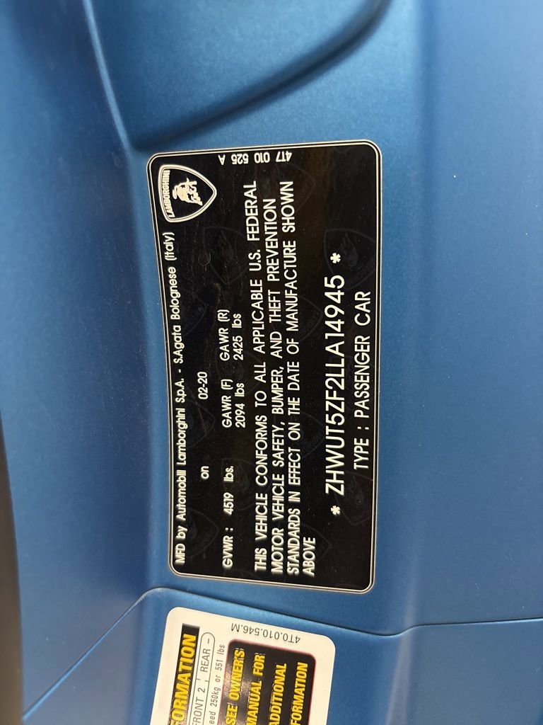 Used 2020 Lamborghini Huracan EVO image 44