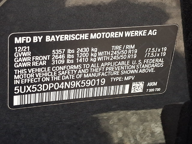 Used 2022 BMW X3 xDrive30i AWD/4WD image 34