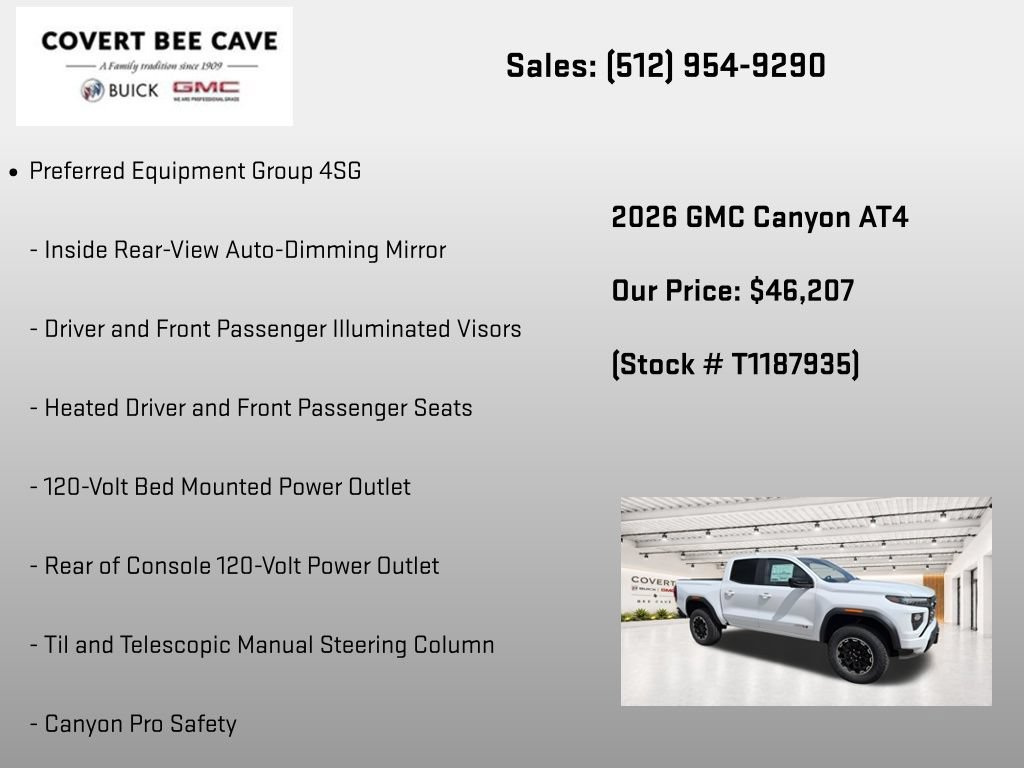 New 2026 GMC Canyon AT4 AWD/4WD image 12