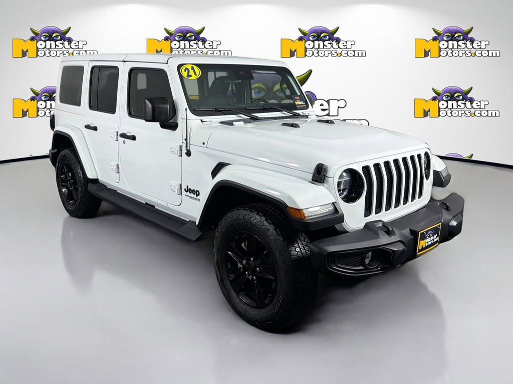 Used 2021 Jeep Wrangler Unlimited Sahara image 3