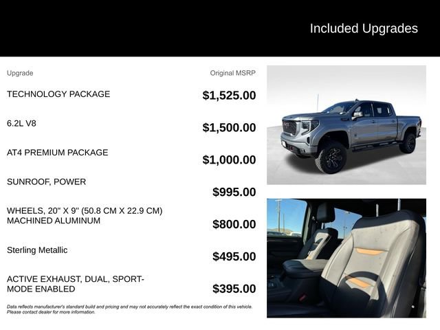 Used 2024 GMC Sierra 1500 AT4 w/ Technology Package image 5