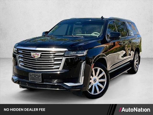 Used 2022 Cadillac Escalade ESV Premium Luxury Platinum w/ Heavy-Duty Trailer Package