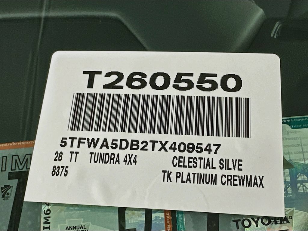 New 2026 Toyota Tundra Platinum AWD/4WD image 17