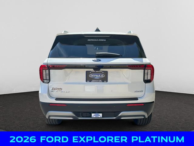 New 2026 Ford Explorer Platinum w/ LUX Leather Package AWD/4WD image 4