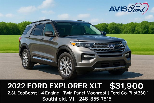 Used 2022 Ford Explorer XLT w/ Equipment Group 202A