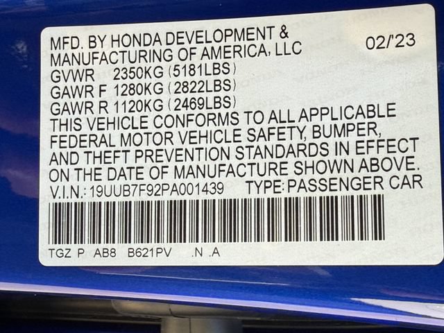 Certified 2023 Acura TLX Type S AWD/4WD image 31
