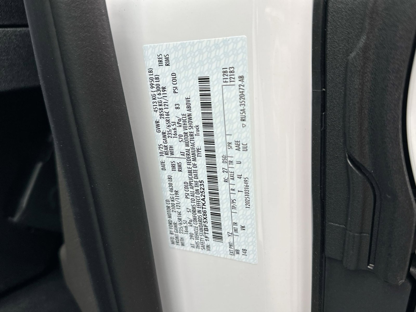 New 2026 Ford Transit 350 148 High Roof w/ Load Area Protection Package image 41