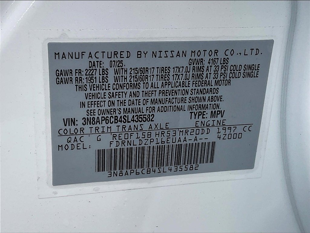 New 2025 Nissan Kicks SV w/ SV Premium Package image 16