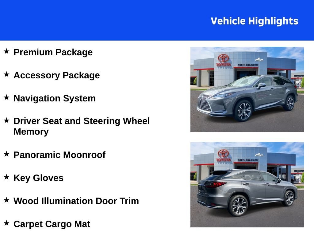 Used 2021 Lexus RX 450h AWD w/ Premium Package image 4
