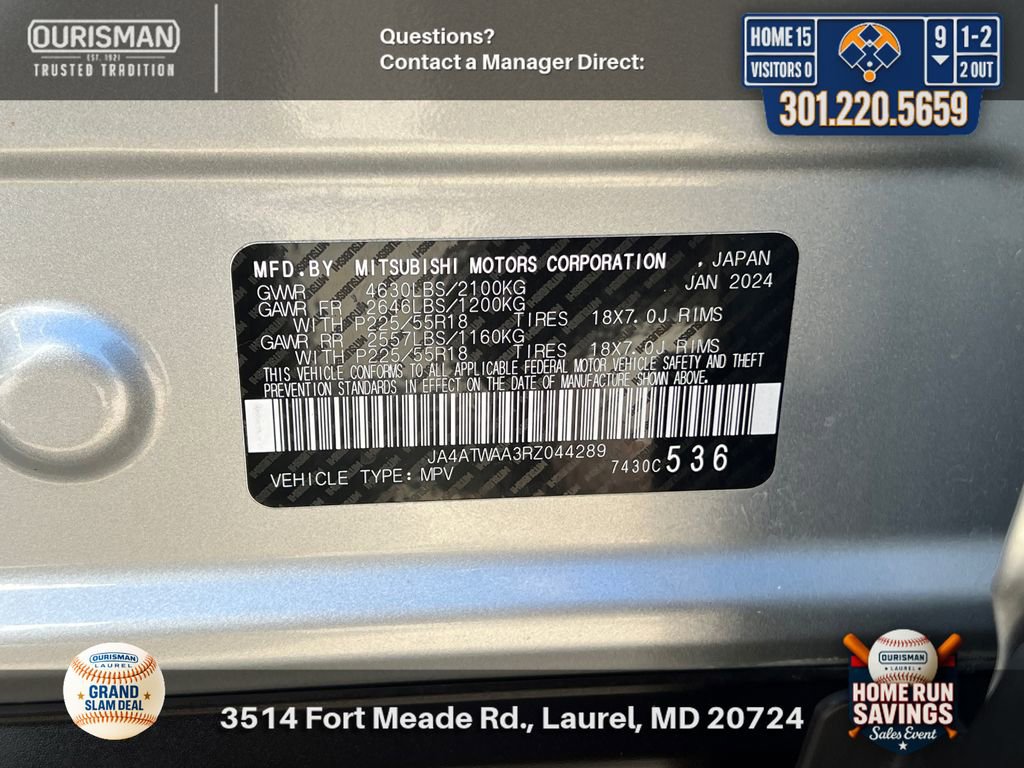 Used 2024 Mitsubishi Eclipse Cross SE image 30