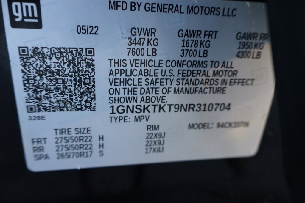 Used 2022 Chevrolet Tahoe High Country w/ Max Trailering Package image 39