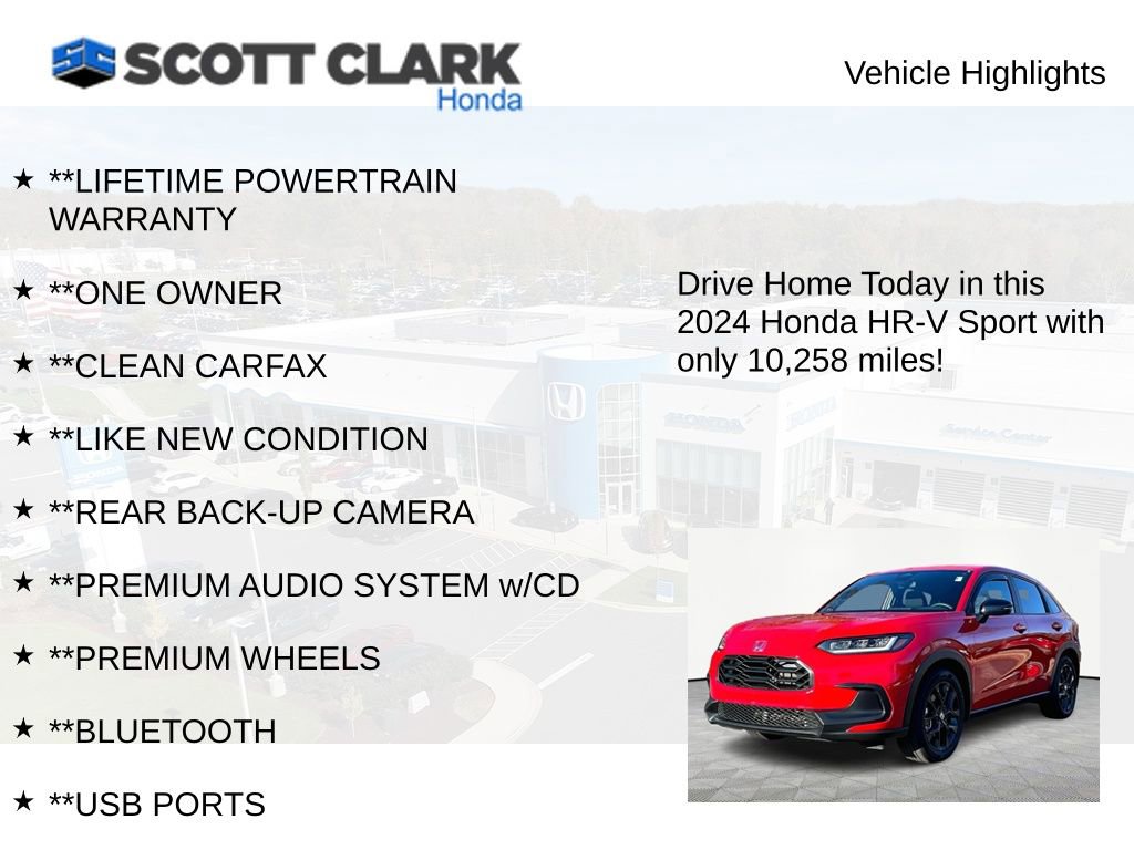 Used 2024 Honda HR-V Sport image 11